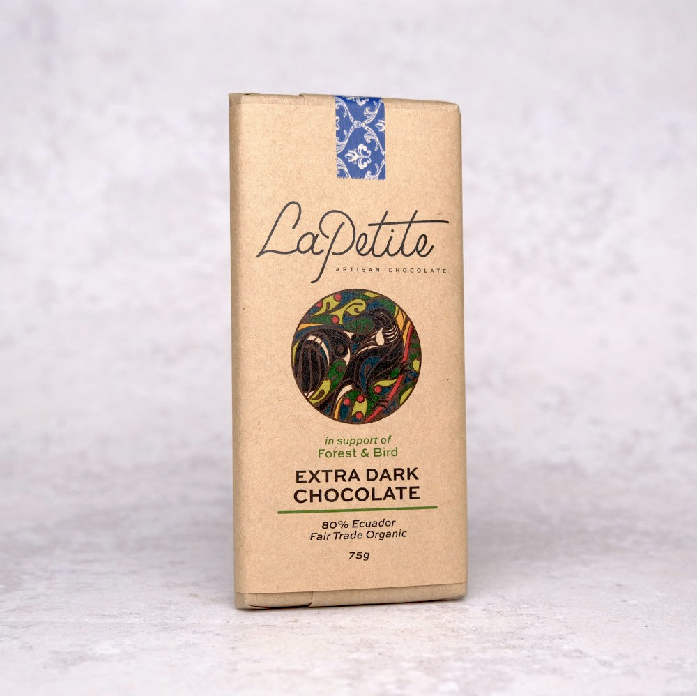 Forest & Bird Fundraiser Bar Dark Chocolate 80% Ecuador