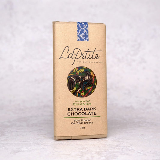 Forest & Bird Fundraiser Bar Dark Chocolate 80% Ecuador