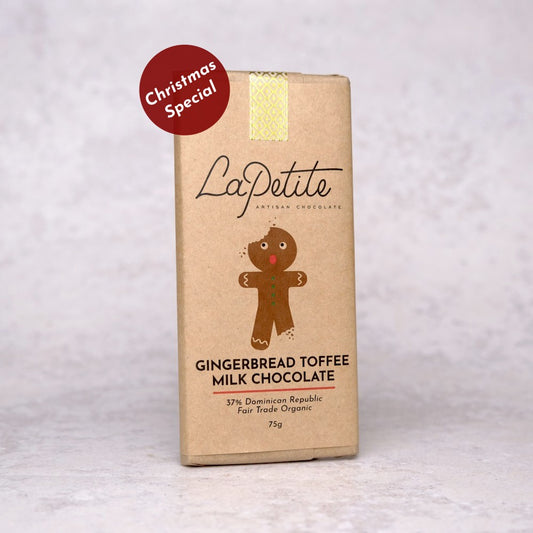La Petite Gingerbread Toffee Milk Chocolate Bar