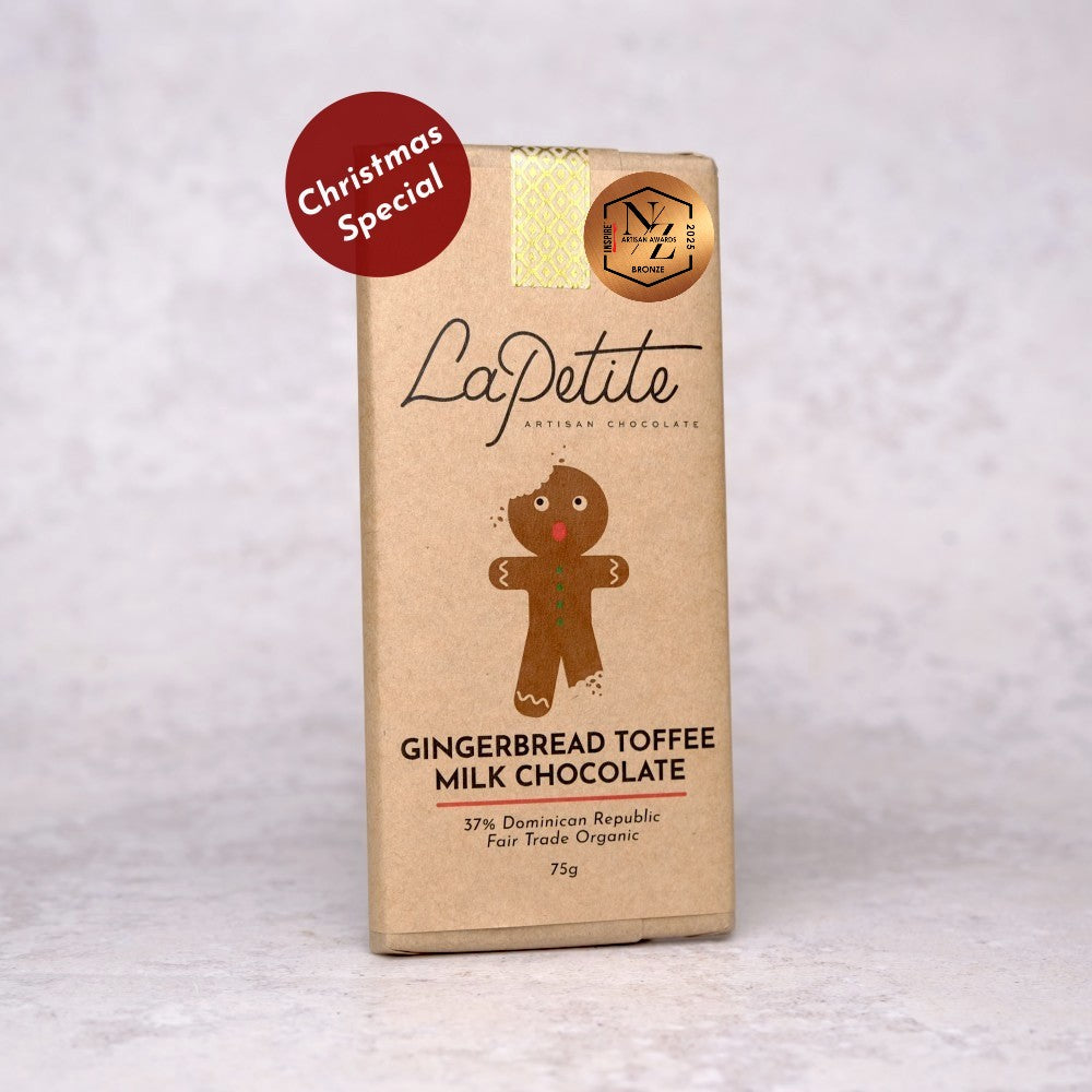 La Petite Gingerbread Toffee Milk Chocolate Bar