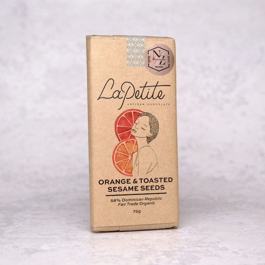 La Petite Orange & Toasted Sesame Dark Chocolate