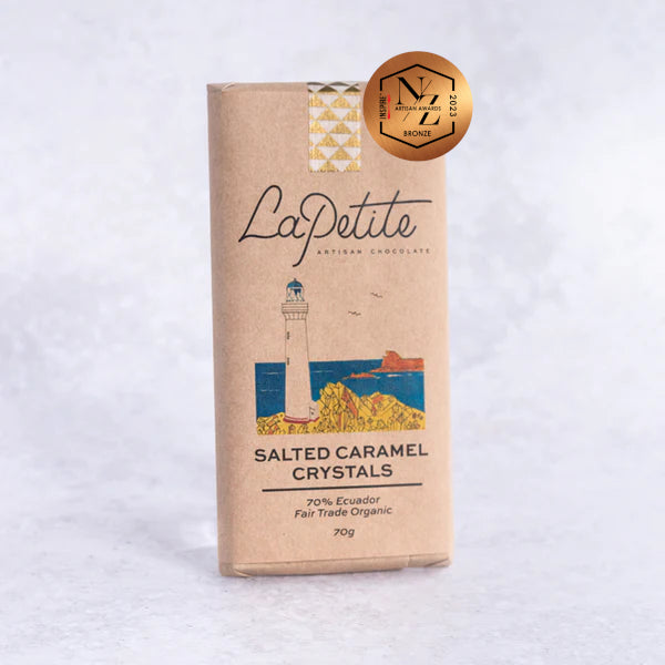 Salted Caramel Crystals Dark Chocolate