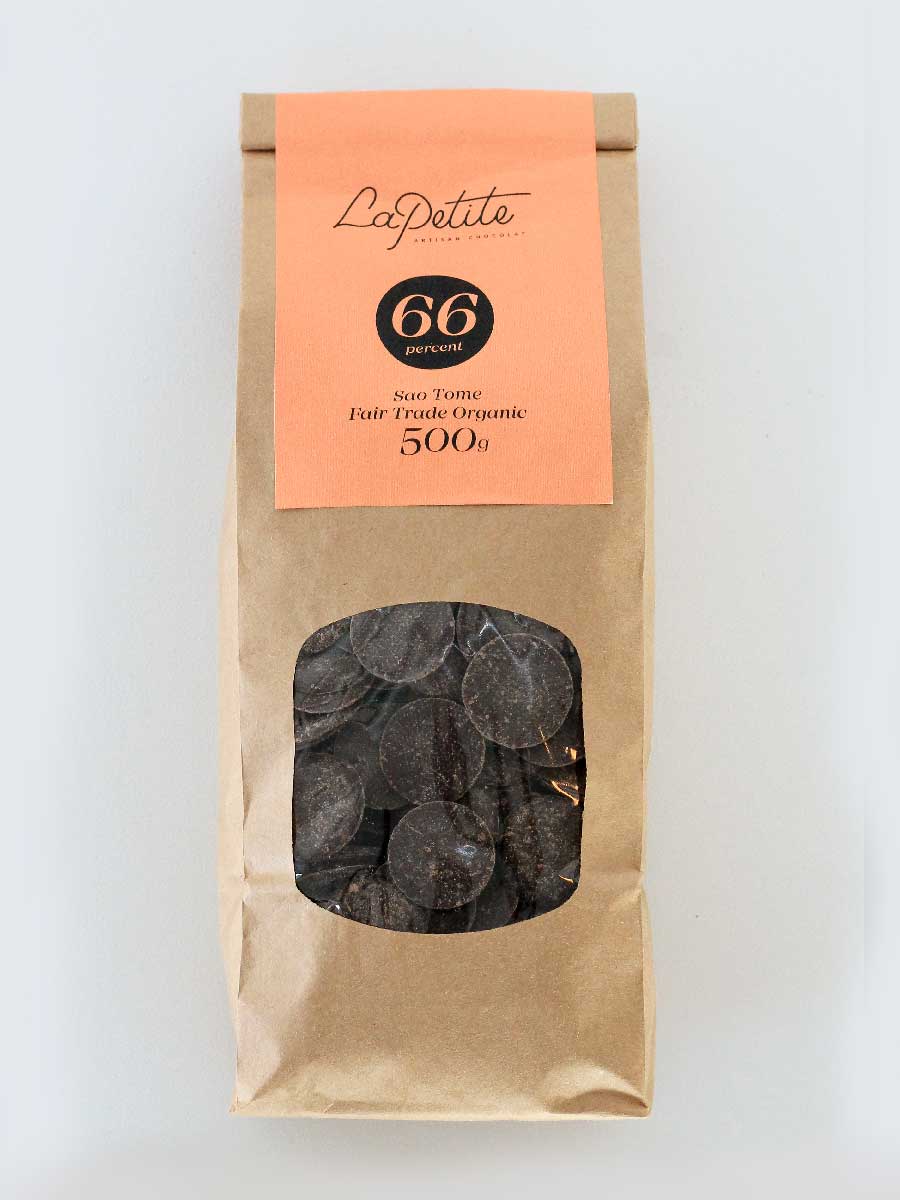 66% Cocoa Dairy Free Organic Chocolate Couverture-La Petite Chocolate