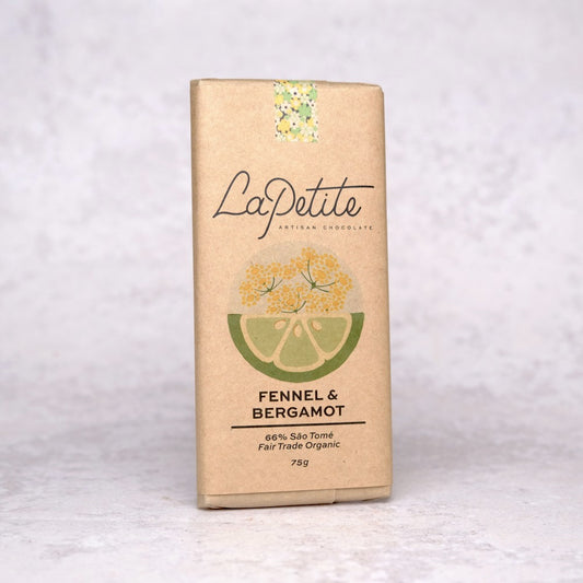 Fennel & Bergamot Dark Chocolate <br>66% São Tomé