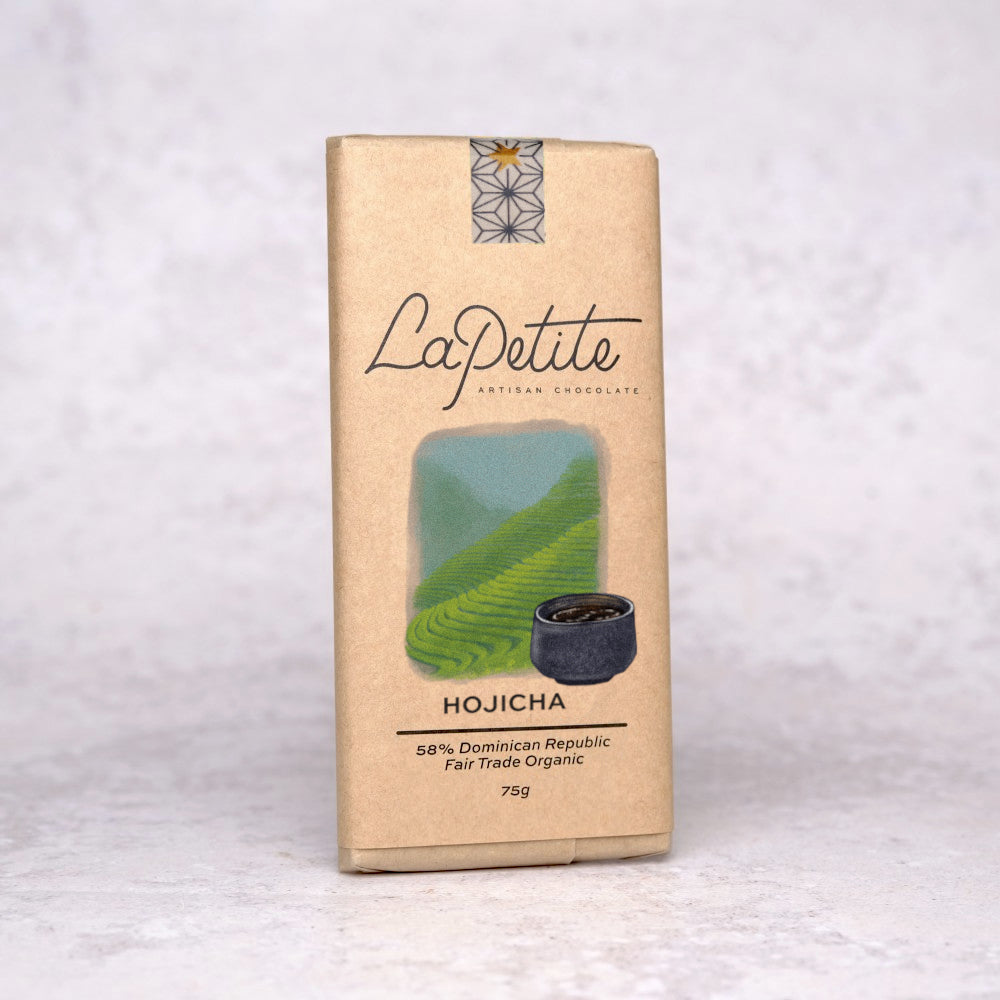 La Petite Hojicha chocolate bar 