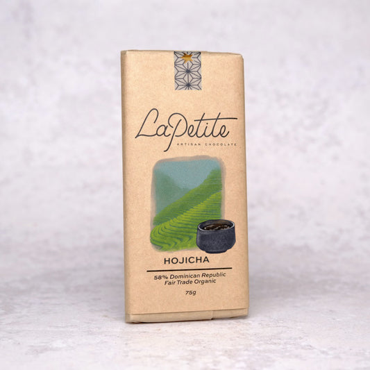 La Petite Hojicha chocolate bar 