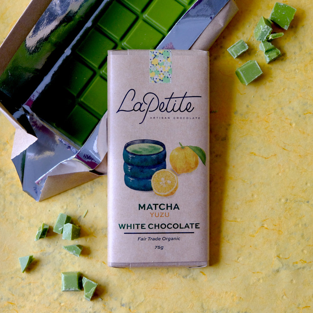 Matcha Yuzu White Chocolate Bar
