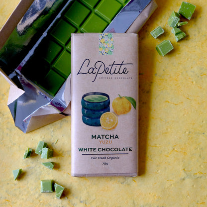 Matcha Yuzu White Chocolate Bar