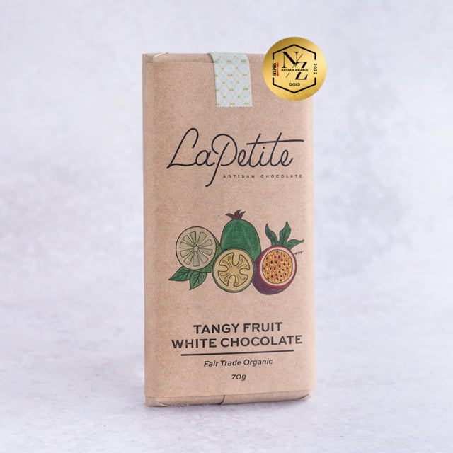 Tangy Fruit White Chocolate <br>GOLD Medal NZ Artisan Awards